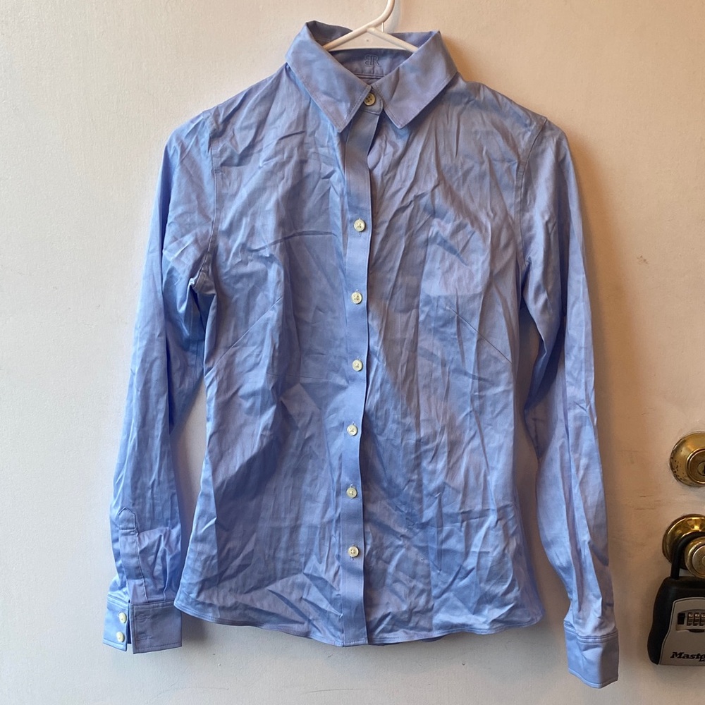 Banana Republic Sky Blue Non-Iron Shirt